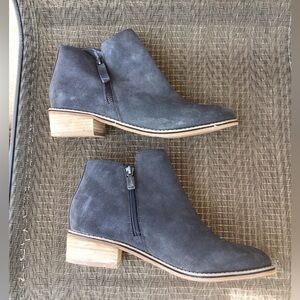 Blondo LIAM Gray Suede Leather Waterproof Ankle Boots Booties